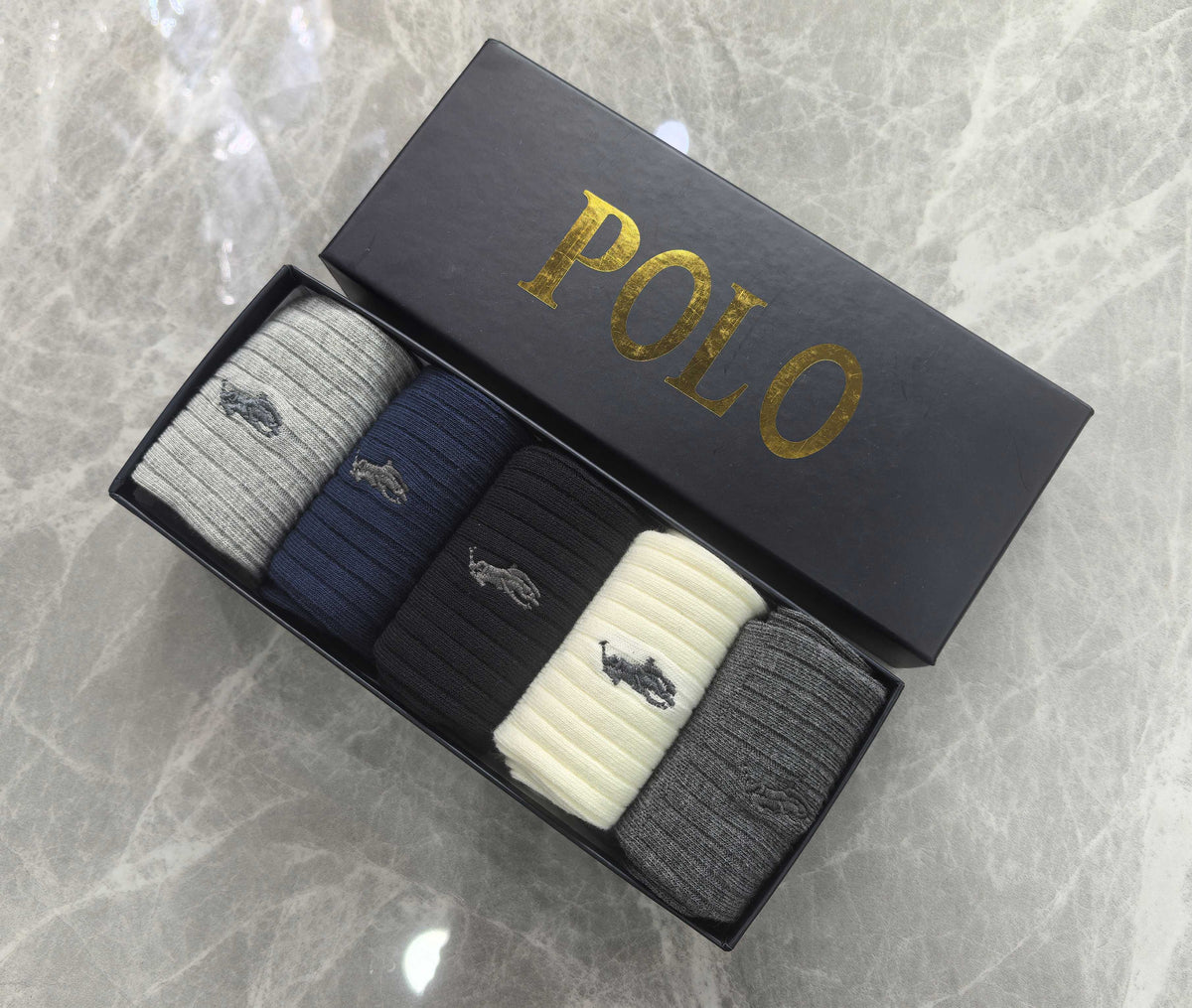 Cotton Crew Socks - 5-Pair Pack