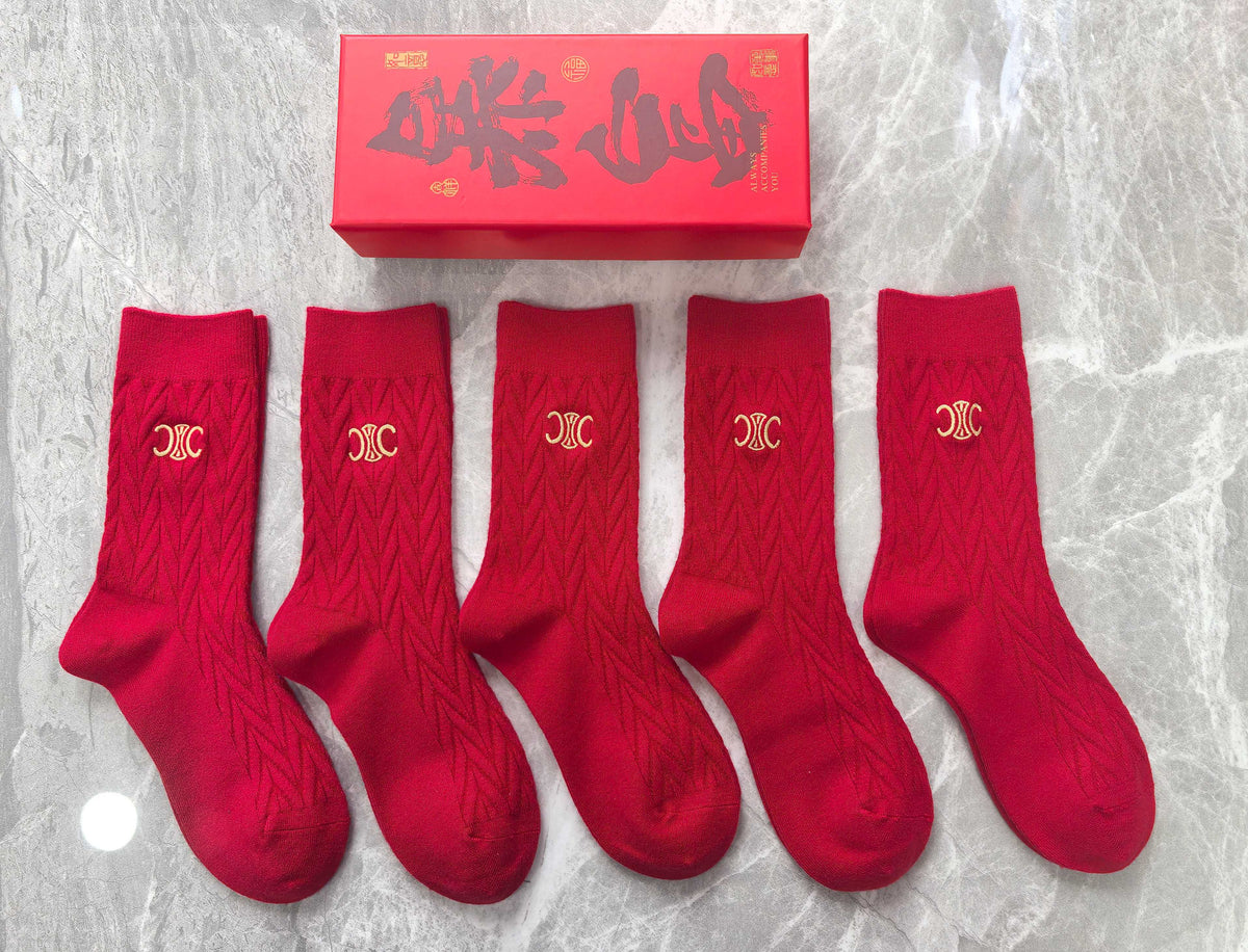 Cotton Crew Socks - 5-Pair Pack