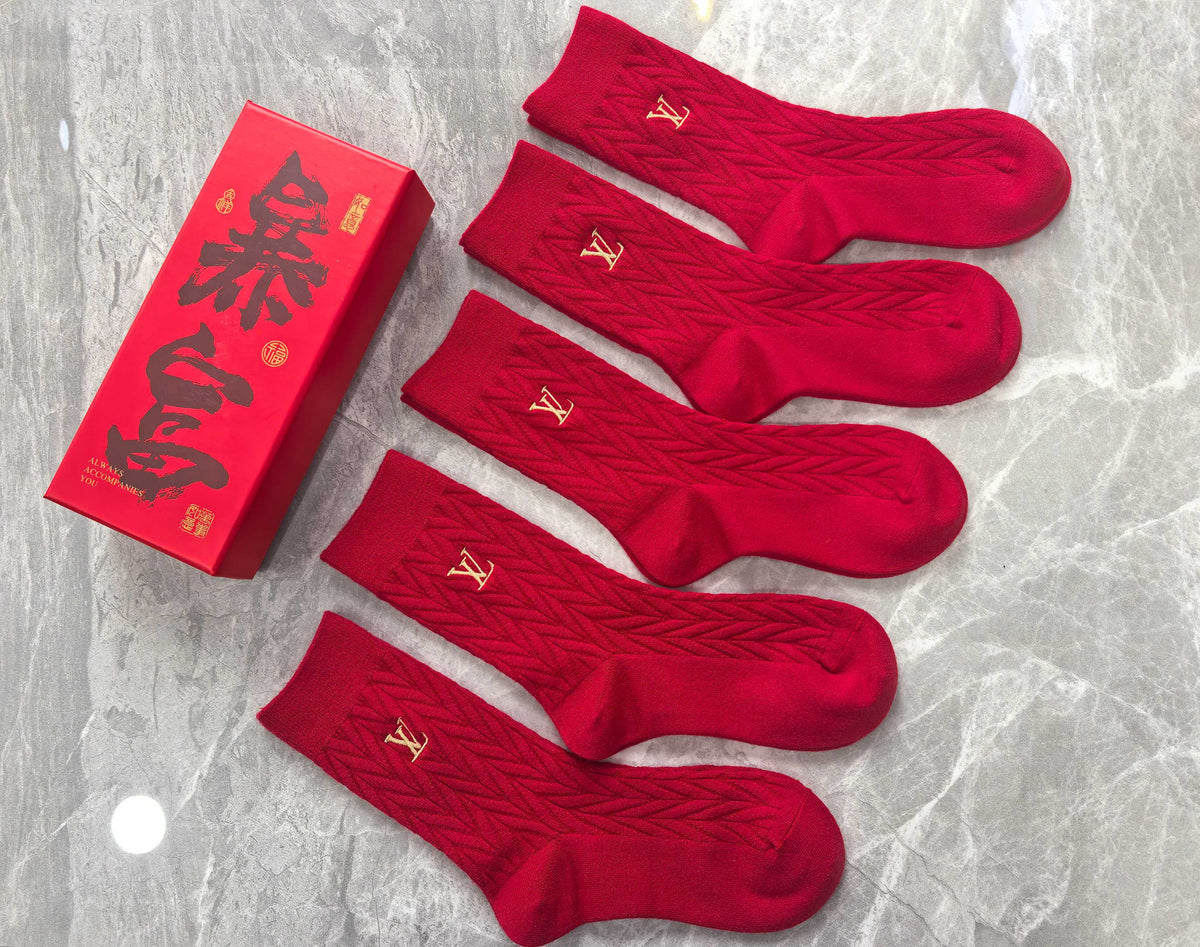 Cotton Crew Socks - 5-Pair Pack