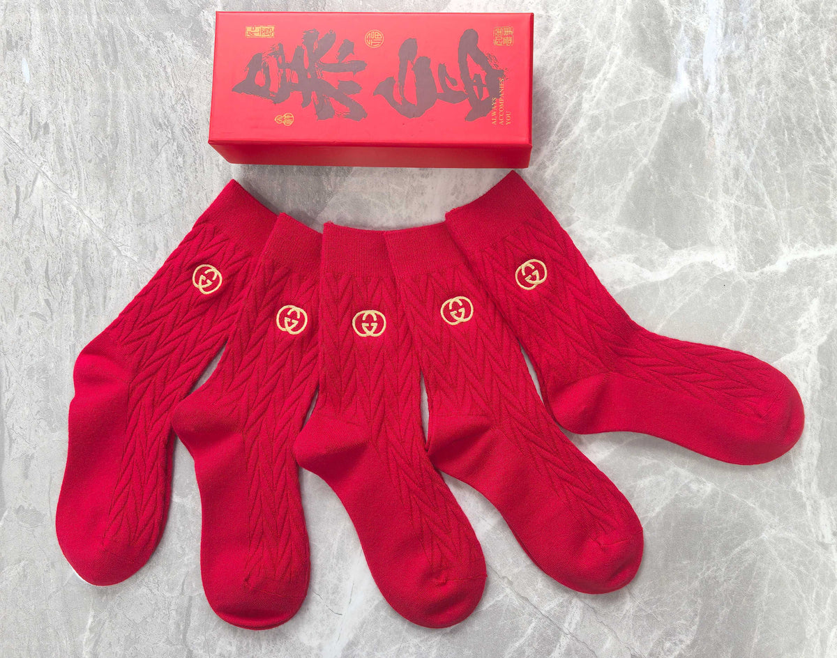 Cotton Crew Socks - 5-Pair Pack