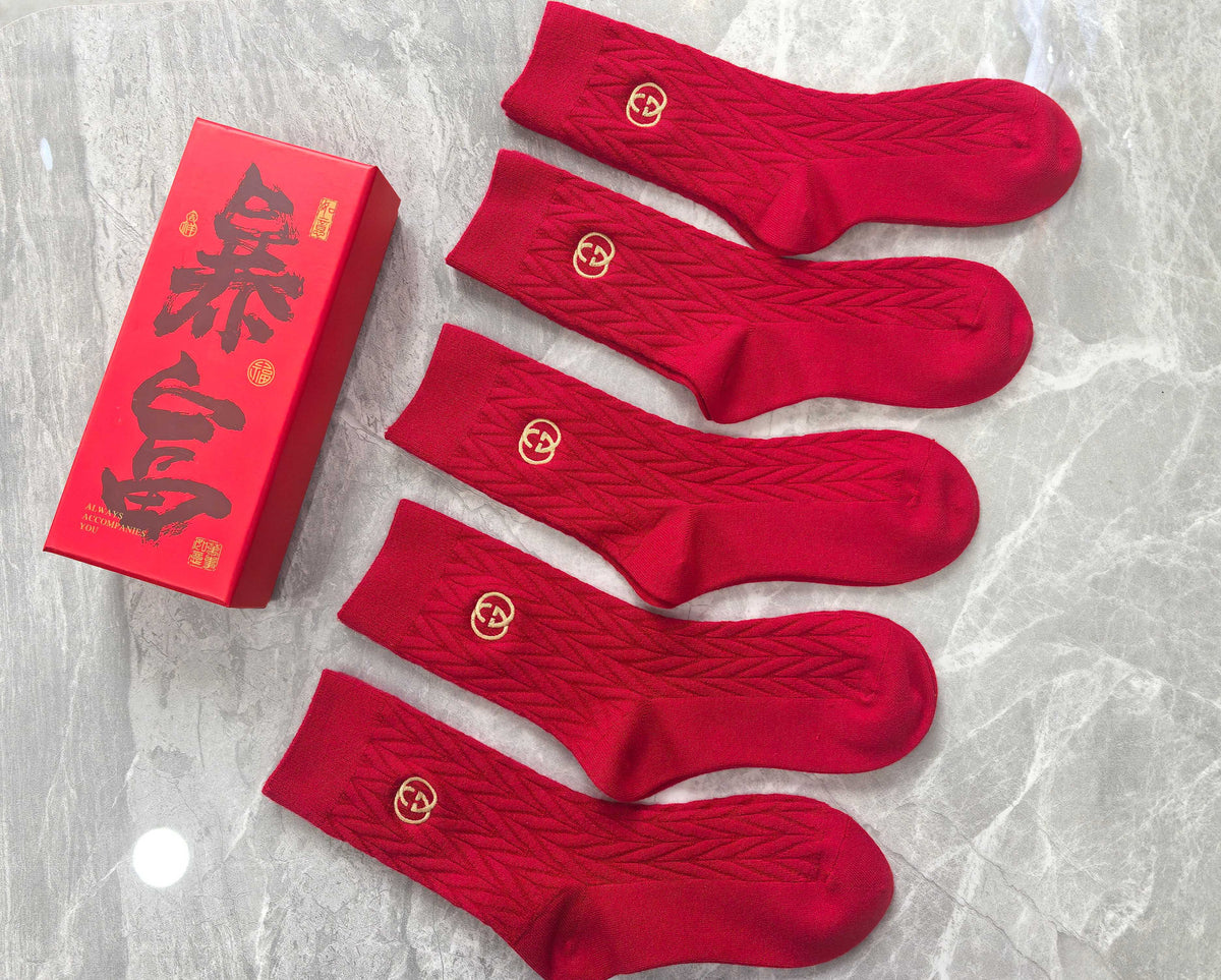 Cotton Crew Socks - 5-Pair Pack