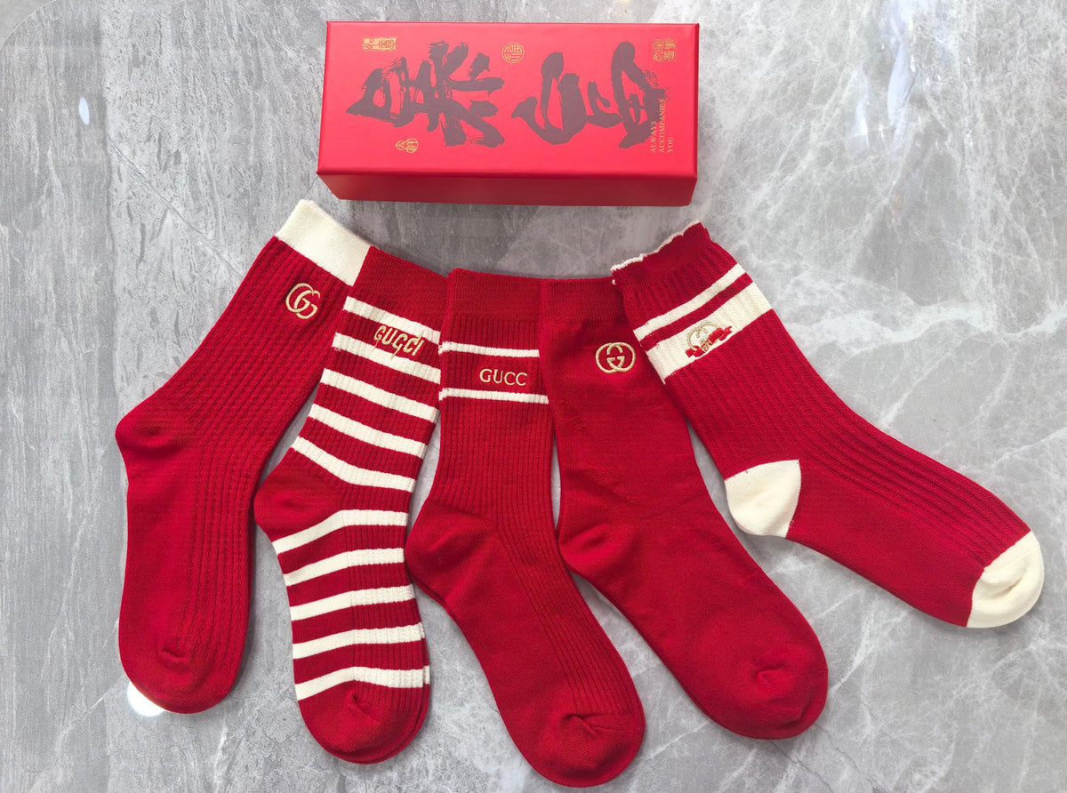 Cotton Crew Socks - 5-Pair Pack