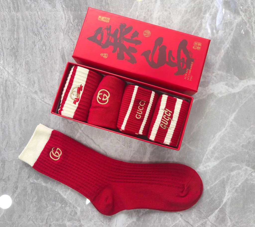 Cotton Crew Socks - 5-Pair Pack
