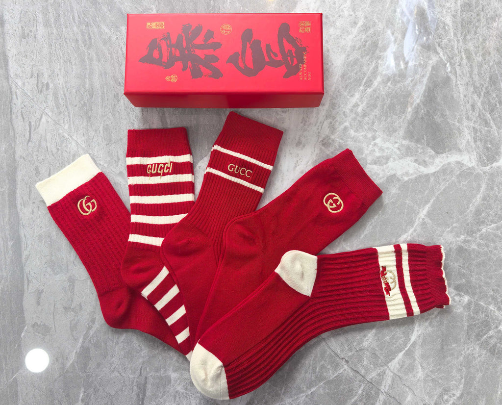 Cotton Crew Socks - 5-Pair Pack