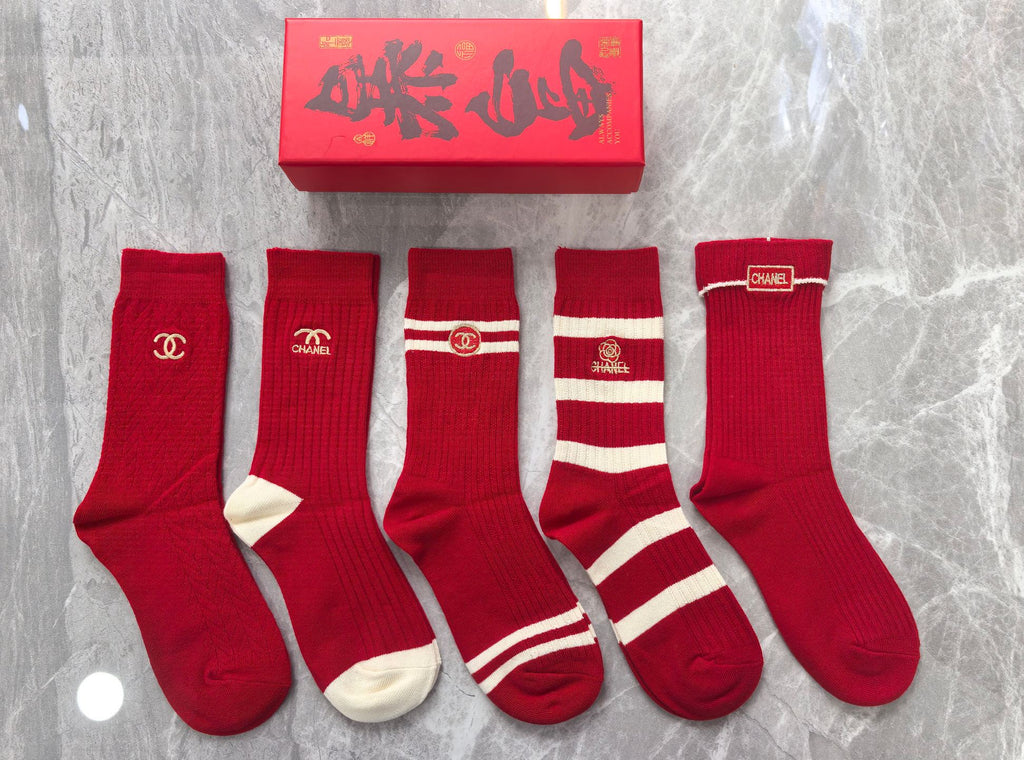 Cotton Crew Socks - 5-Pair Pack