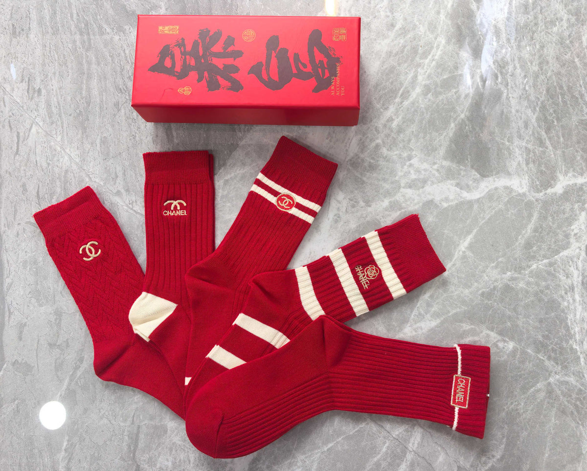 Cotton Crew Socks - 5-Pair Pack