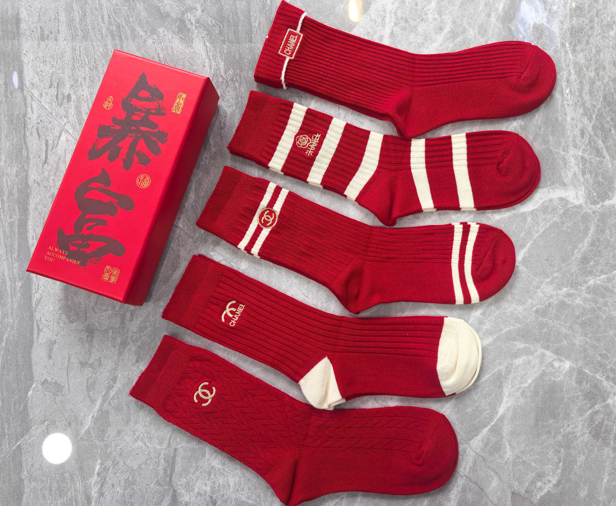 Cotton Crew Socks - 5-Pair Pack