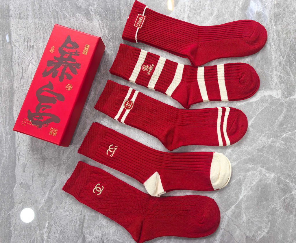 Cotton Crew Socks - 5-Pair Pack