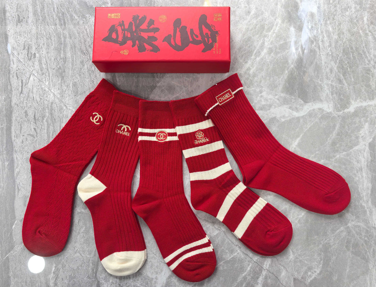 Cotton Crew Socks - 5-Pair Pack