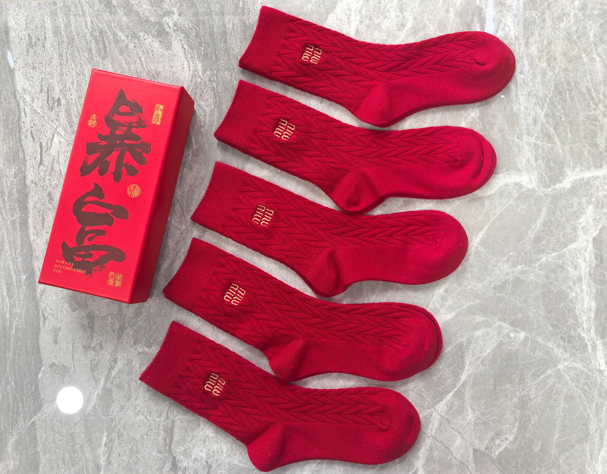 Cotton Crew Socks - 5-Pair Pack