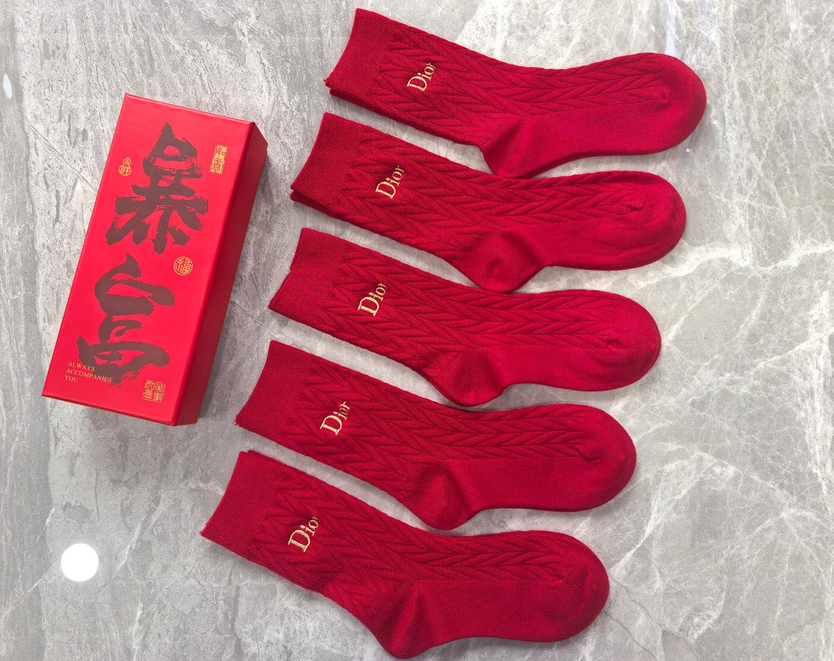 Cotton Crew Socks - 5-Pair Pack