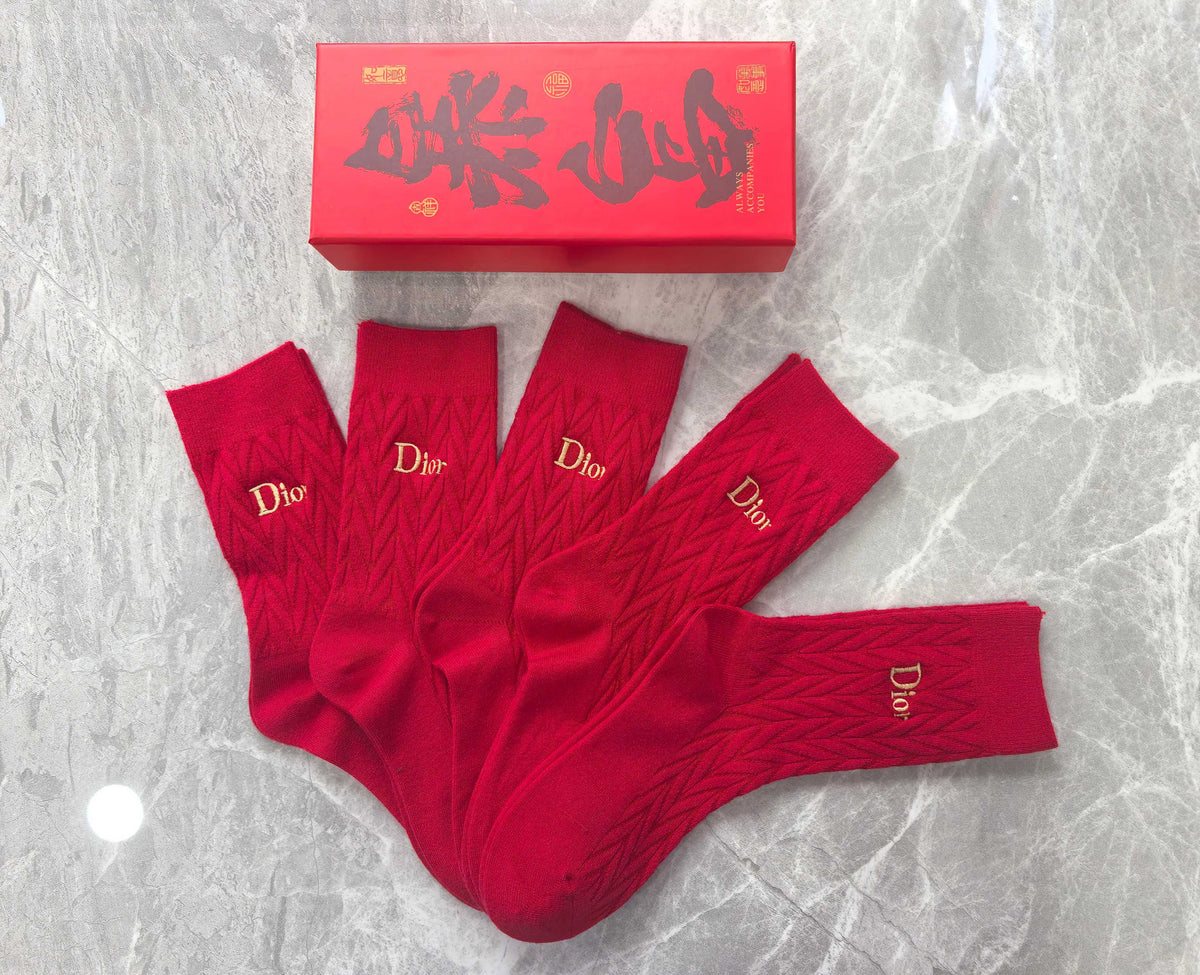 Cotton Crew Socks - 5-Pair Pack