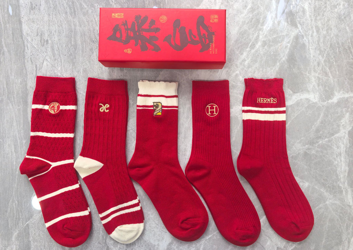 Cotton Crew Socks - 5-Pair Pack