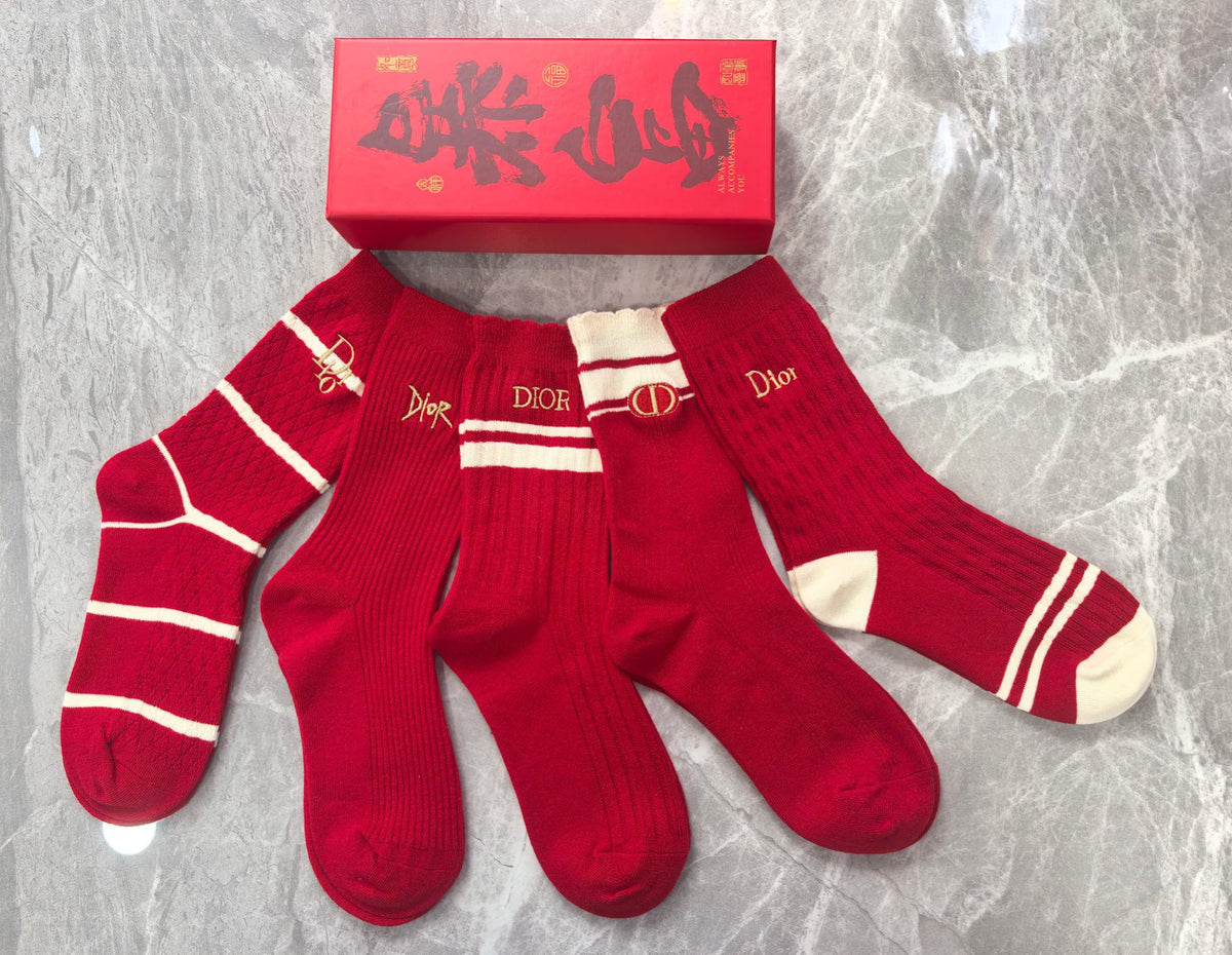 Cotton Crew Socks - 5-Pair Pack