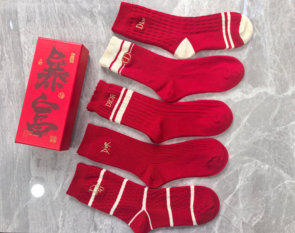 Cotton Crew Socks - 5-Pair Pack