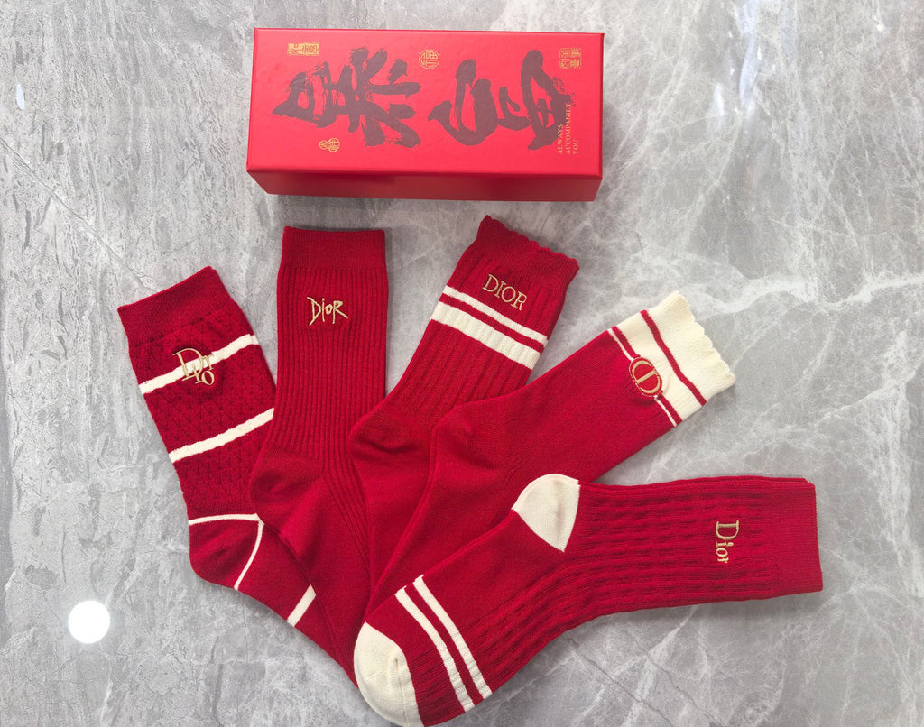 Cotton Crew Socks - 5-Pair Pack