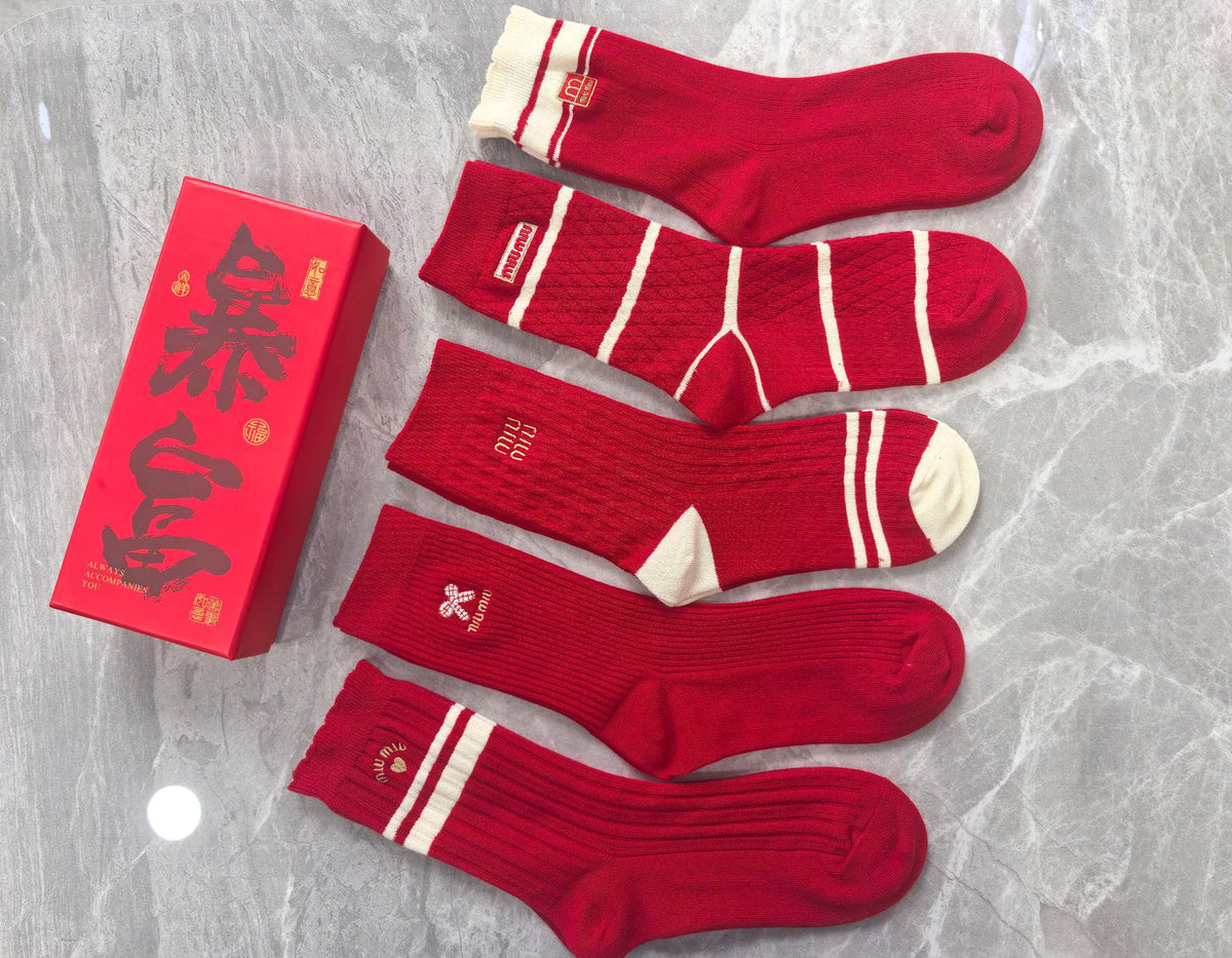 Cotton Crew Socks - 5-Pair Pack