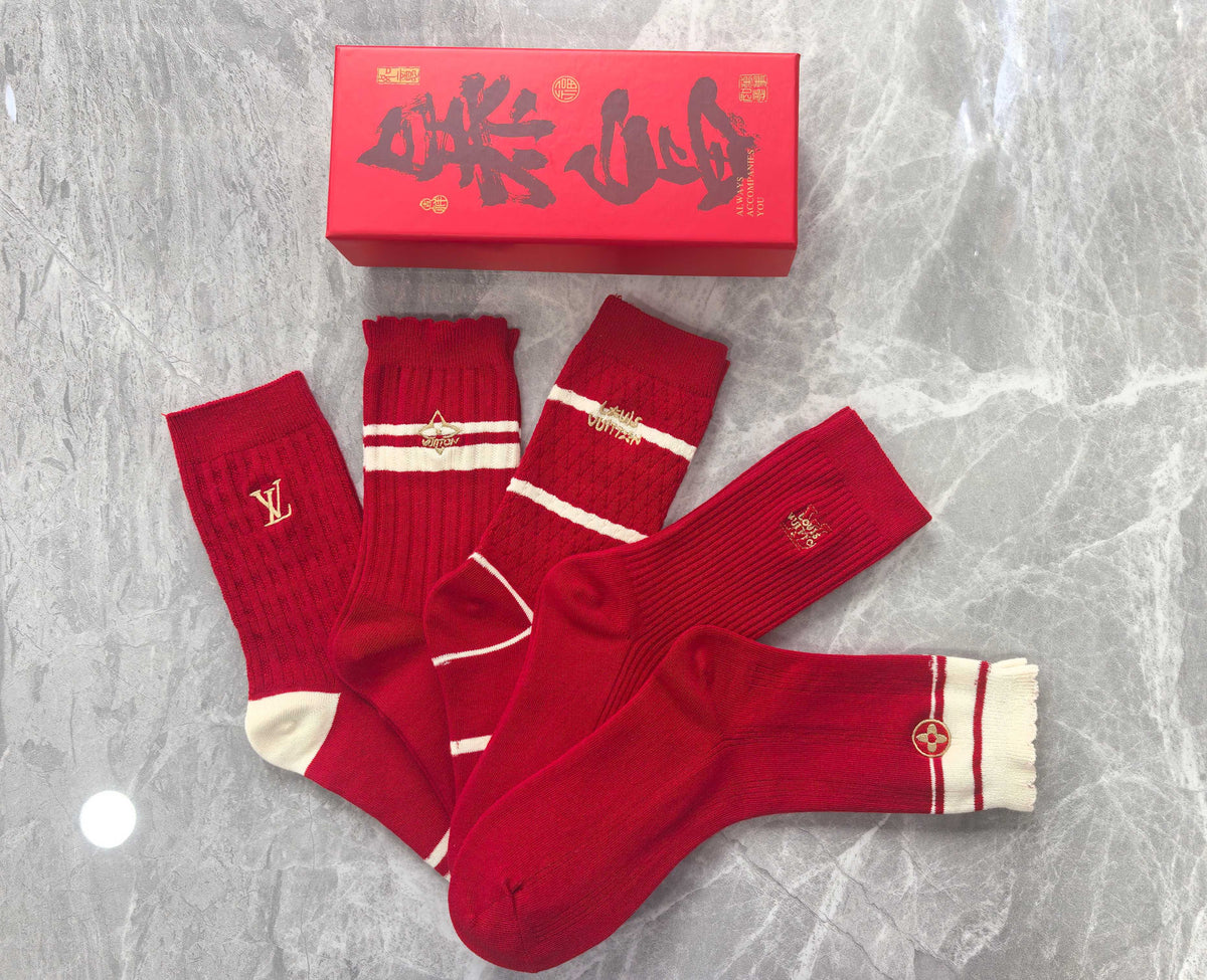 Cotton Crew Socks - 5-Pair Pack