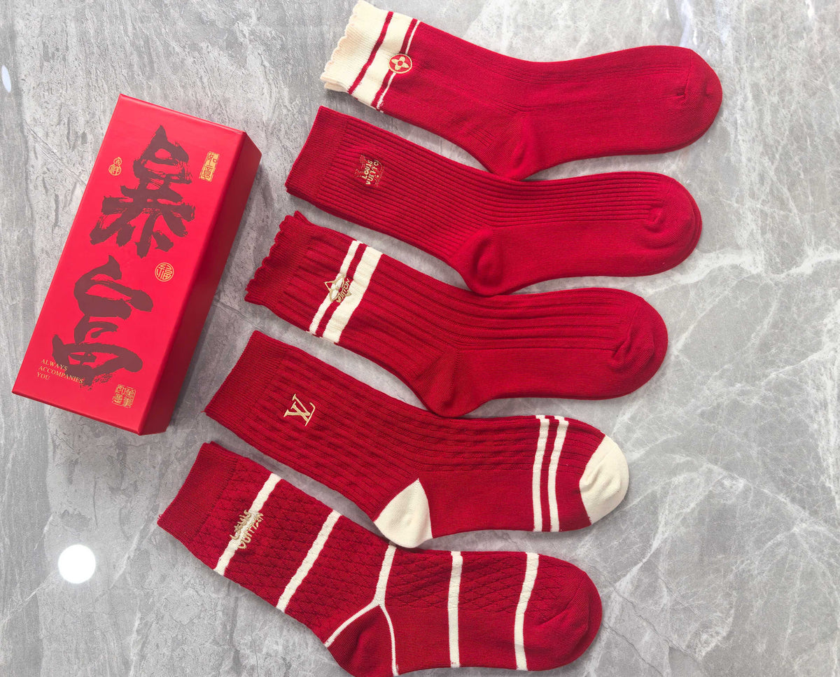 Cotton Crew Socks - 5-Pair Pack