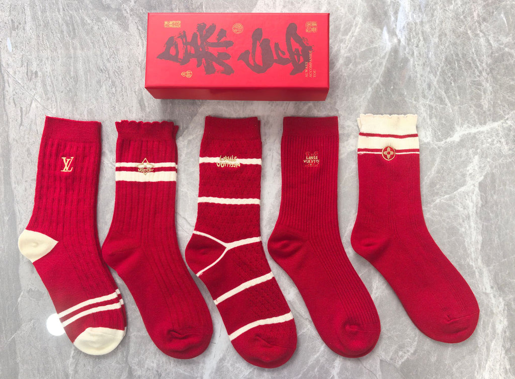 Cotton Crew Socks - 5-Pair Pack
