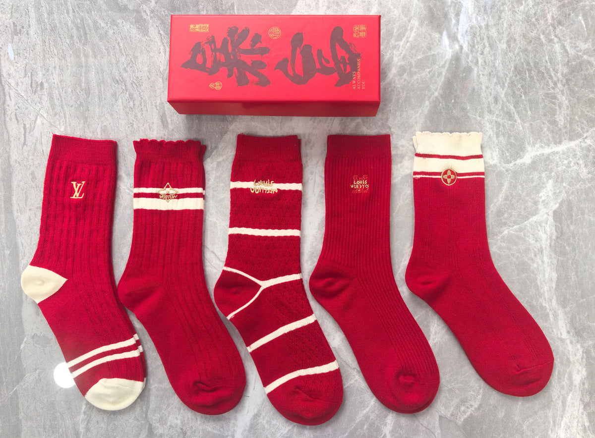 Cotton Crew Socks - 5-Pair Pack