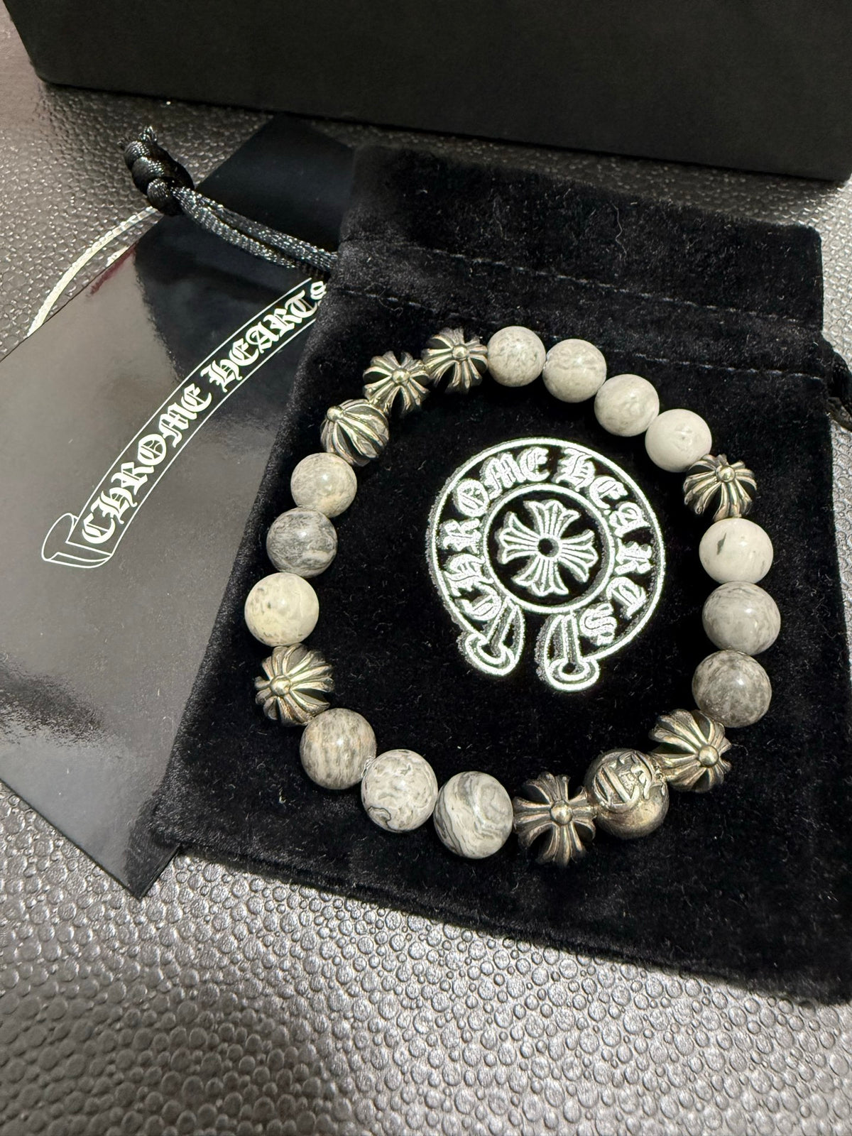 Gothic Emblem Jewelry Accessory in Antique Silver-Tone – Design 04 main product view
