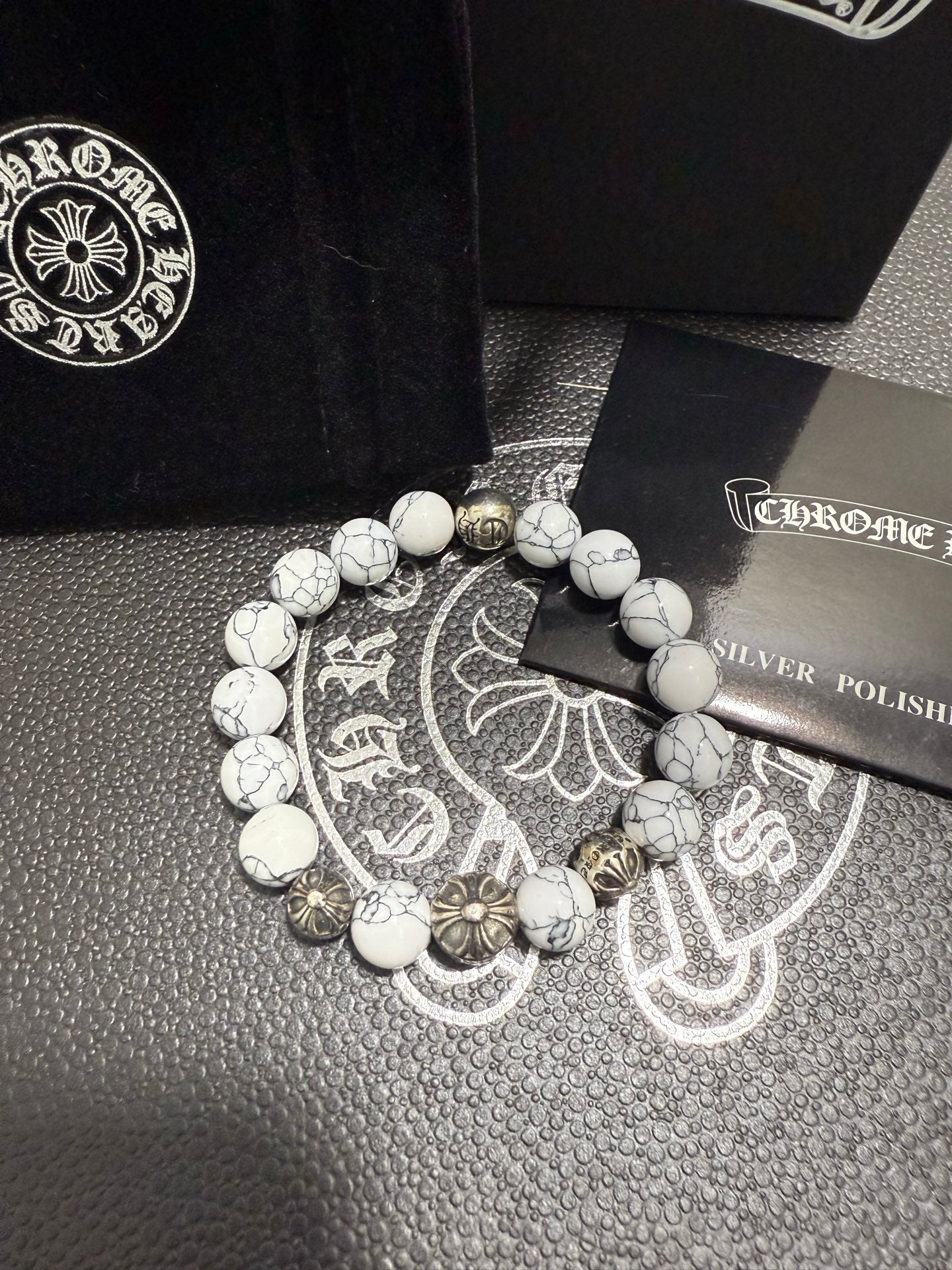 Gothic Emblem Jewelry Accessory in Antique Silver-Tone – Design 10 side detail