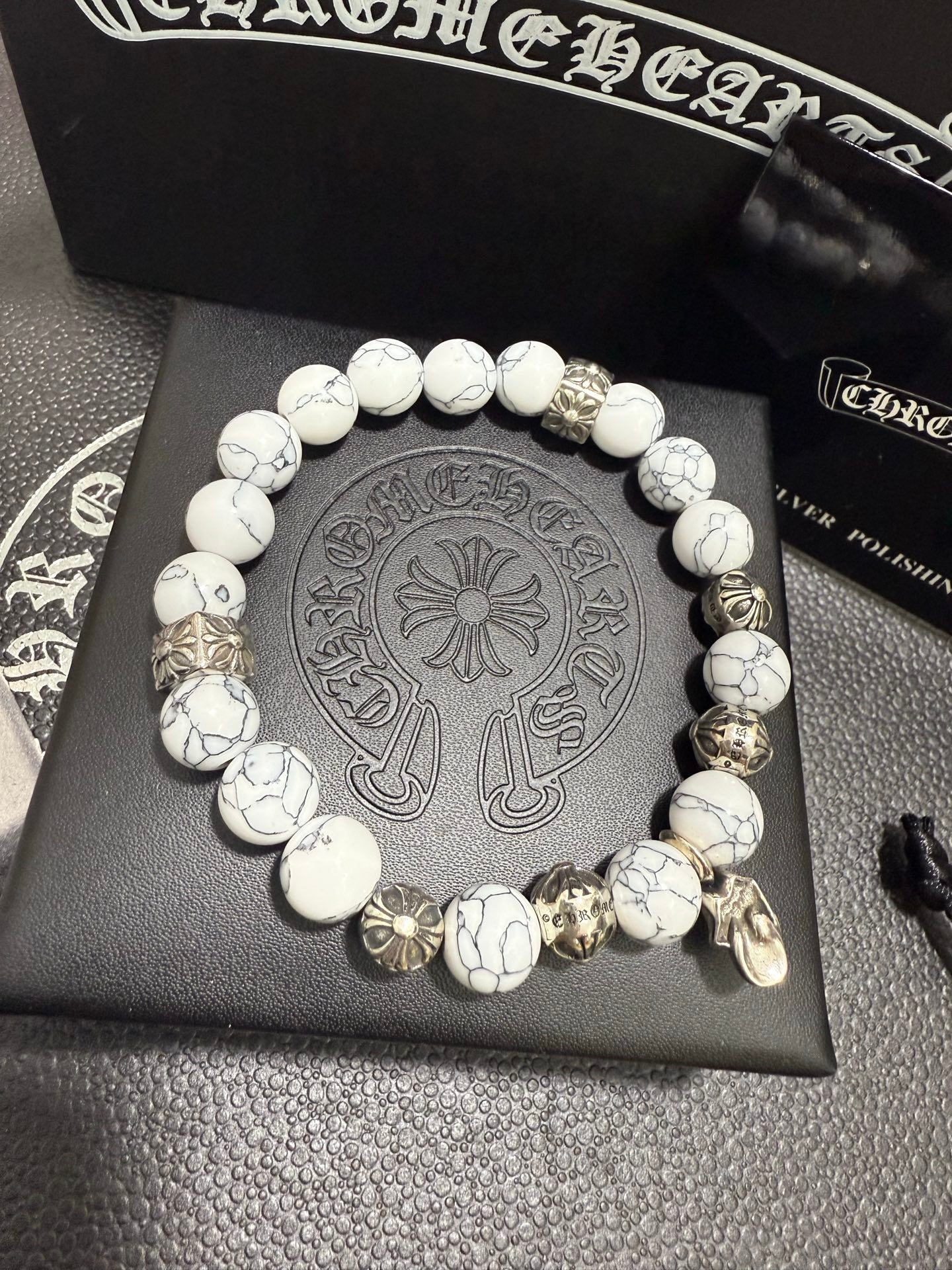 Gothic Emblem Jewelry Accessory in Antique Silver-Tone – Design 13 close-up detail