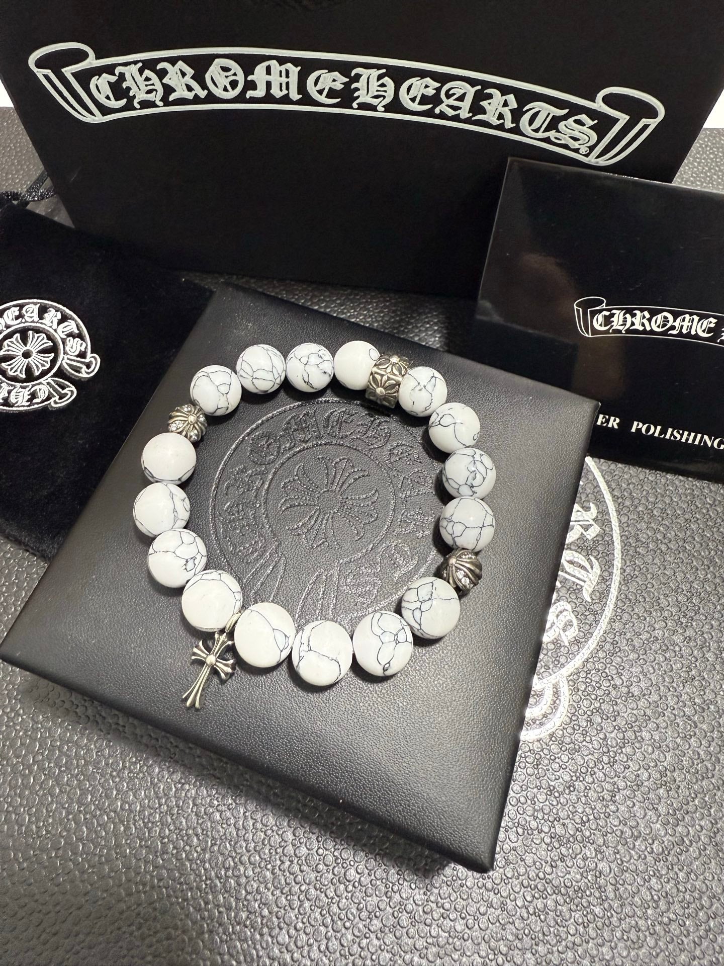 Gothic Emblem Jewelry Accessory in Antique Silver-Tone – Design 14 front product view