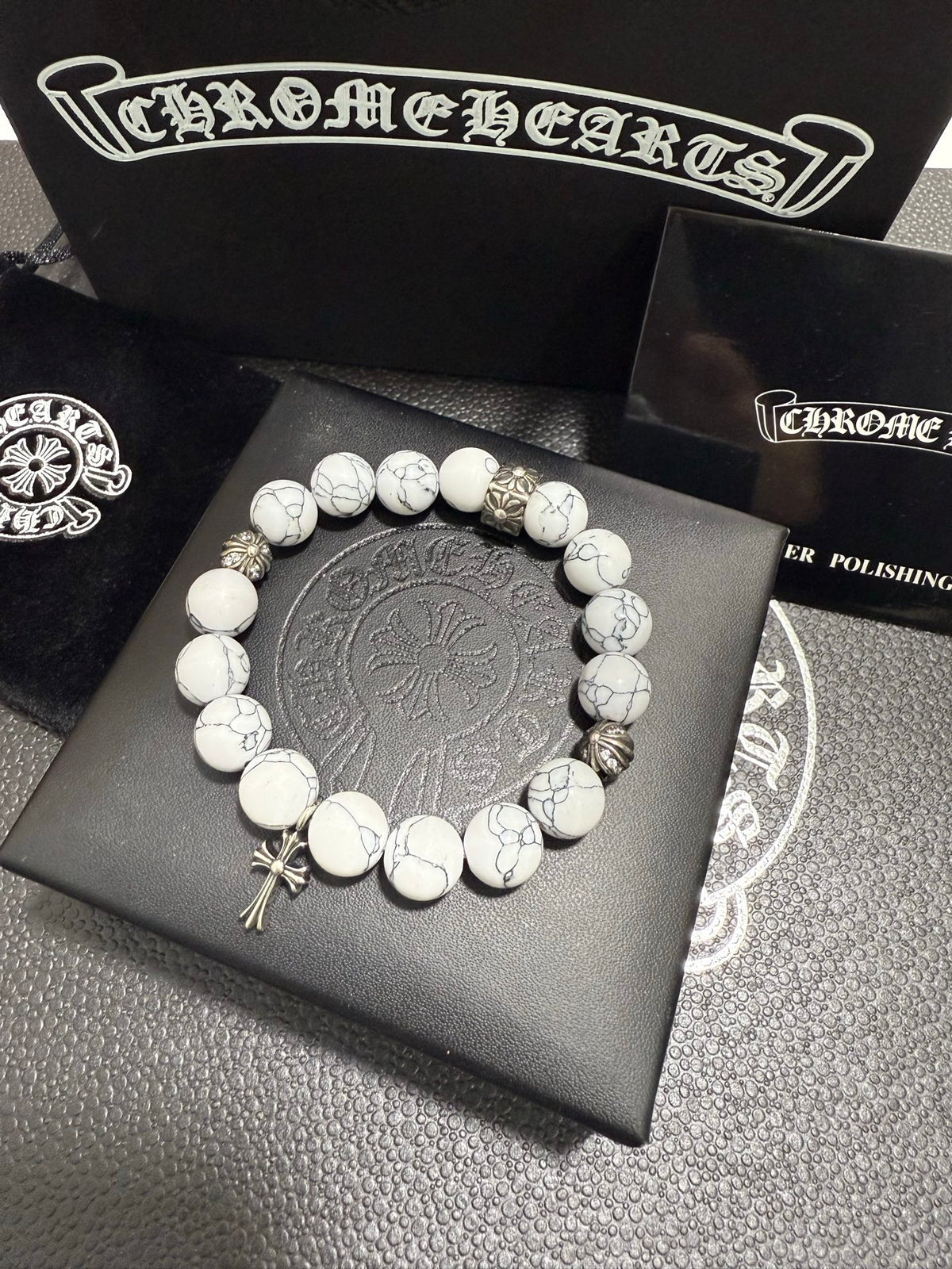 Gothic Emblem Jewelry Accessory in Antique Silver-Tone – Design 14 front product view