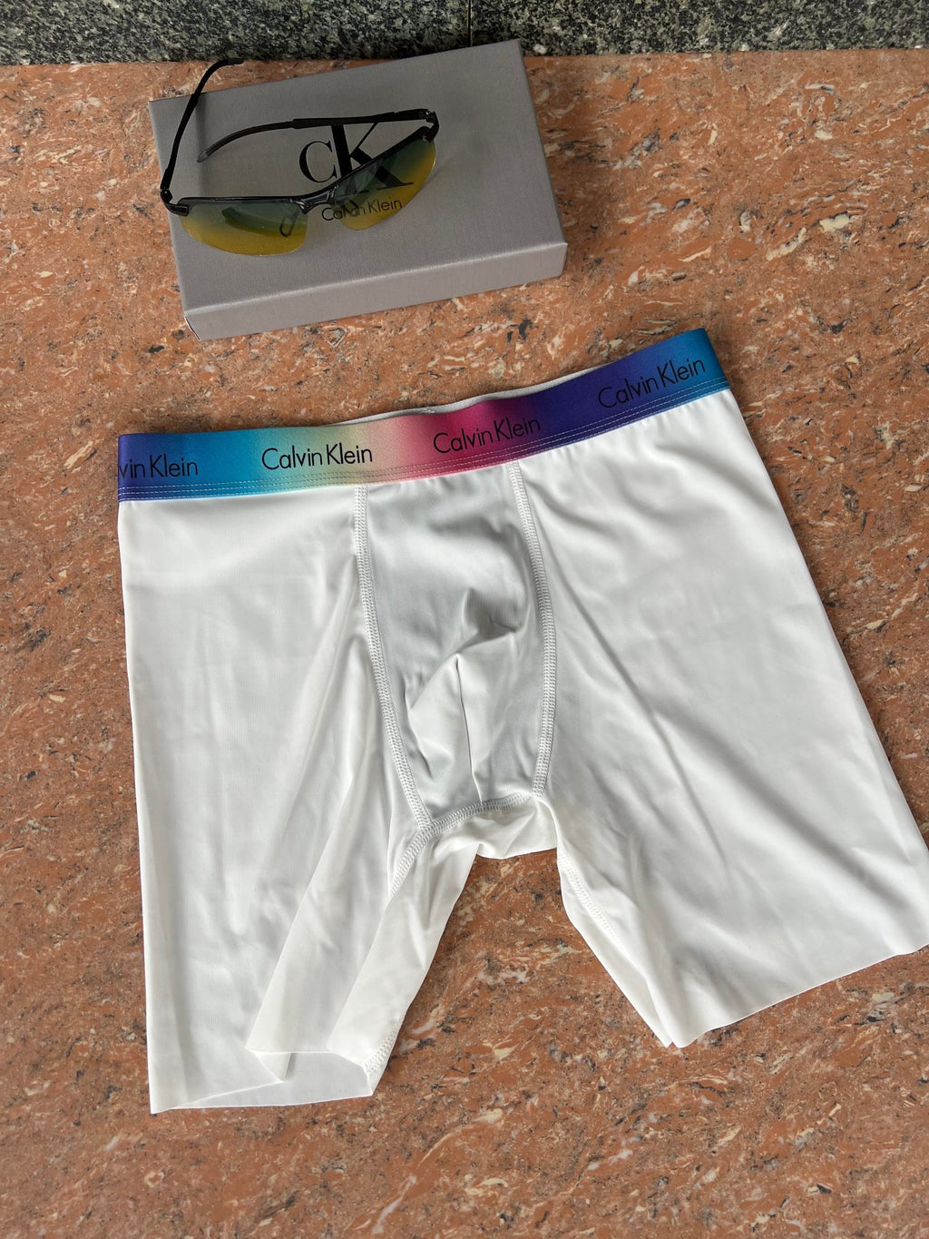 Calvin Klein Multicolour Logo Waistbands Men's Boxer Briefs - 3-Piece Box