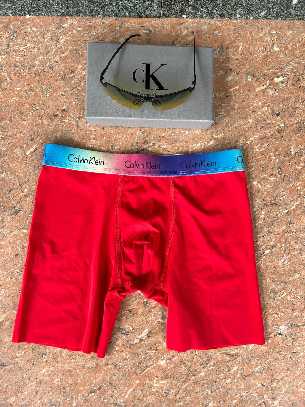 Calvin Klein Multicolour Logo Waistbands Men's Boxer Briefs - 3-Piece Box