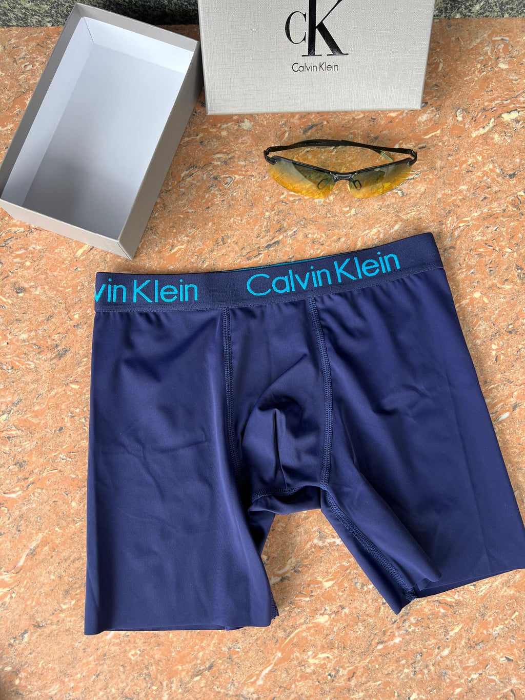 Calvin Klein Logo Waistbands Men's Boxer Briefs - 3-Piece Box