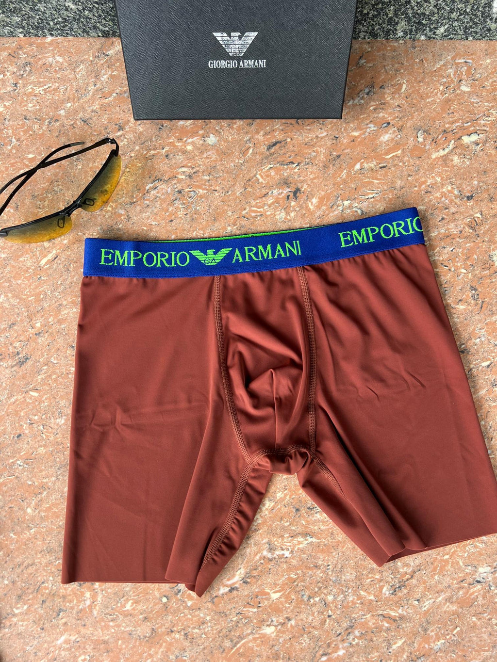 Armani Colourful Logo Waistbands Men's Boxer Briefs - 3-Piece Box