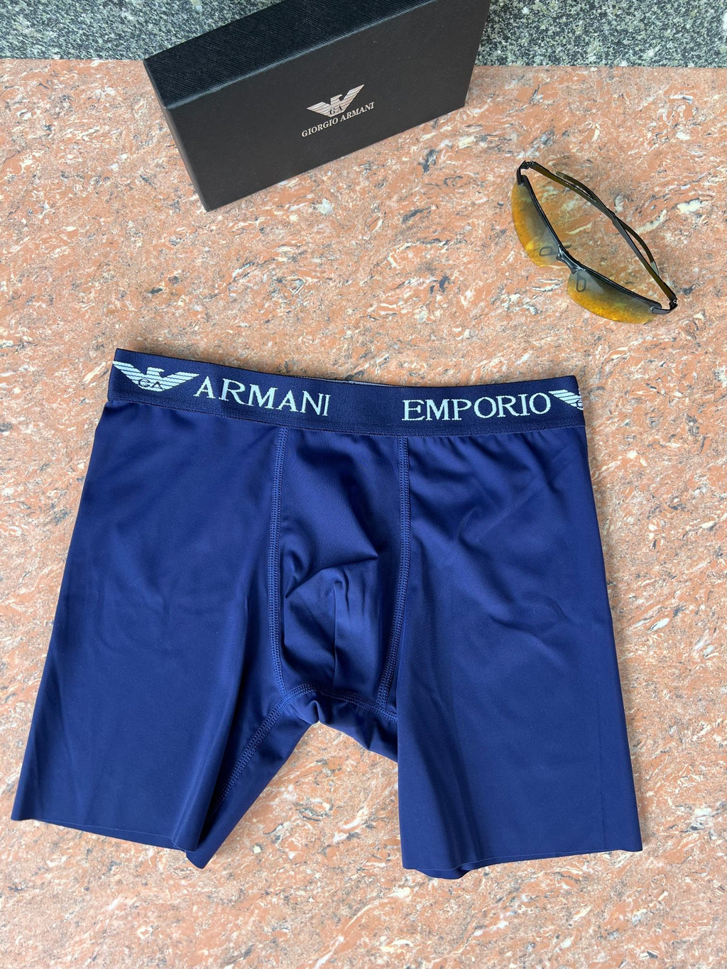 Armani Colourful Logo Waistbands Men's Boxer Briefs - 3-Piece Box