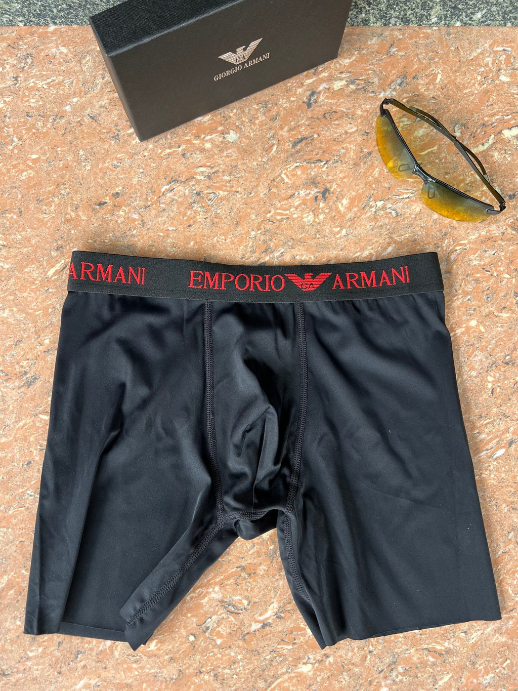 Armani Colourful Logo Waistbands Men's Boxer Briefs - 3-Piece Box