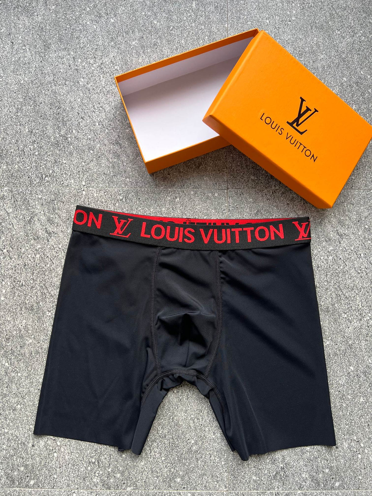 Louis Vuitton Visible Branded Waistband Or Emblem Details Men's Boxer Briefs - 3-Piece Box