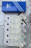 Adidas Cotton Short Socks - 5-Pair Pack