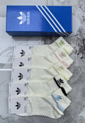 Adidas Cotton Short Socks - 5-Pair Pack