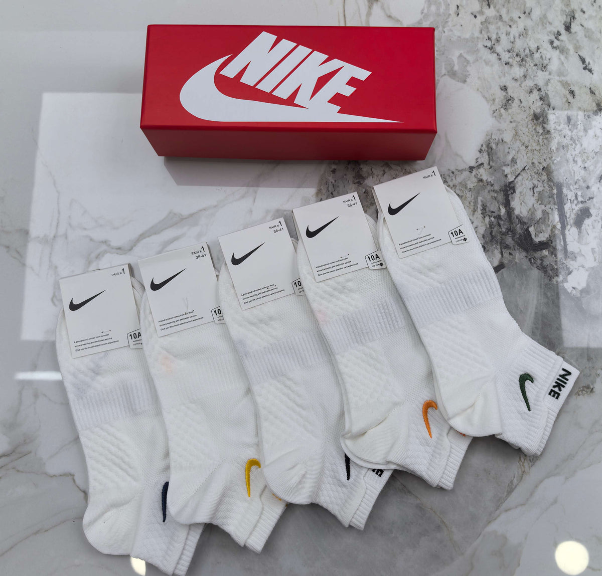 Nike Cotton Short Socks - 5-Pair Pack