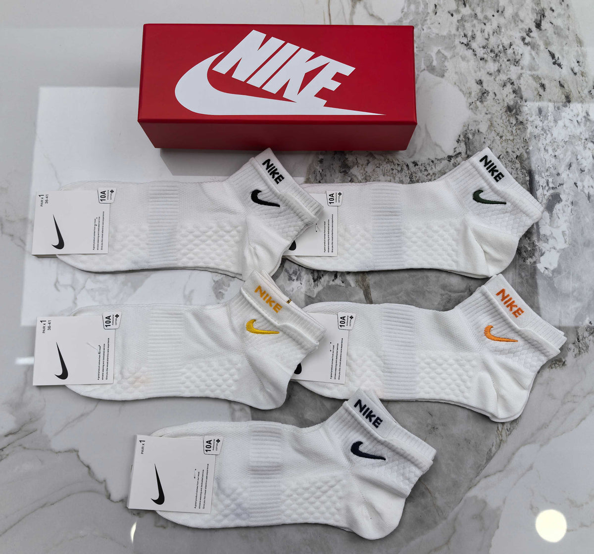 Nike Cotton Short Socks - 5-Pair Pack