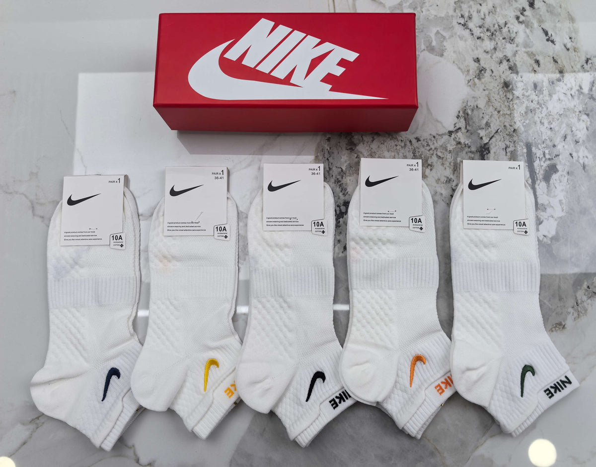 Nike Cotton Short Socks - 5-Pair Pack