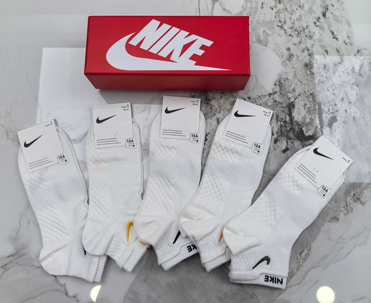 Nike Cotton Short Socks - 5-Pair Pack
