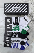 Off-White Cotton Short Socks