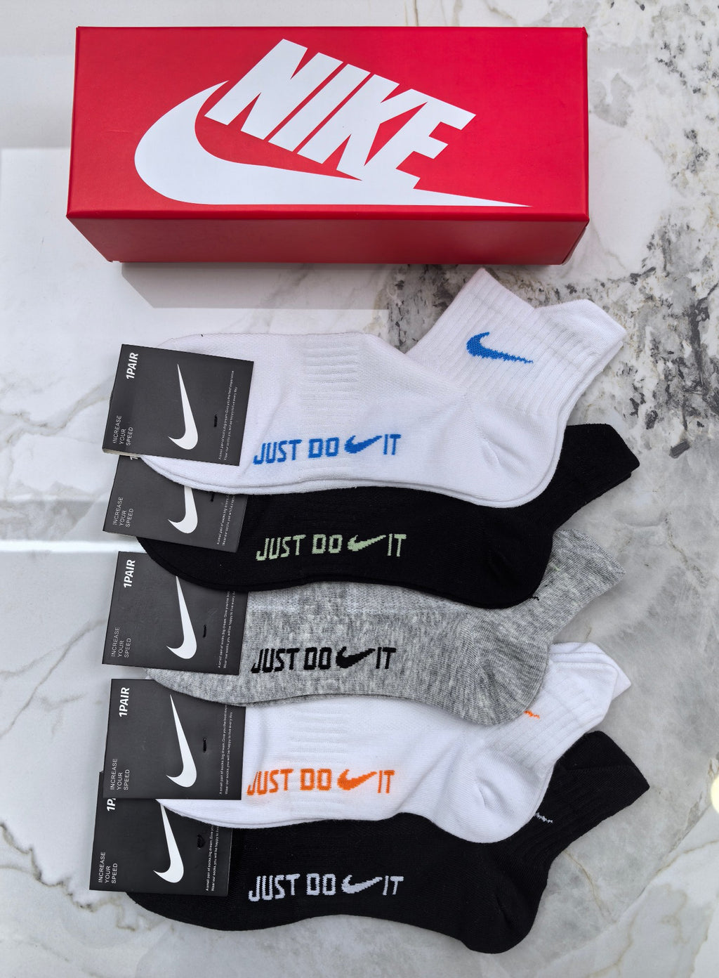 Nike Cotton Short Socks - 5-Pair Pack