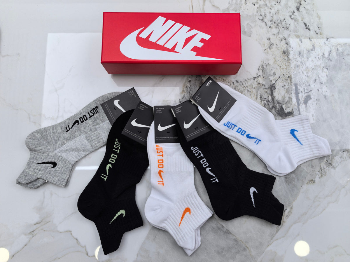 Nike Cotton Short Socks - 5-Pair Pack