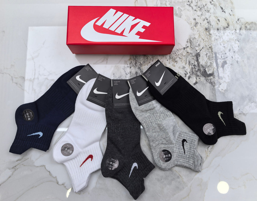 Nike Cotton Short Socks - 5-Pair Pack