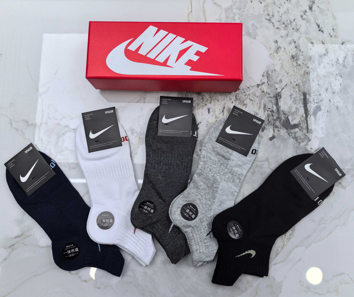 Nike Cotton Short Socks - 5-Pair Pack