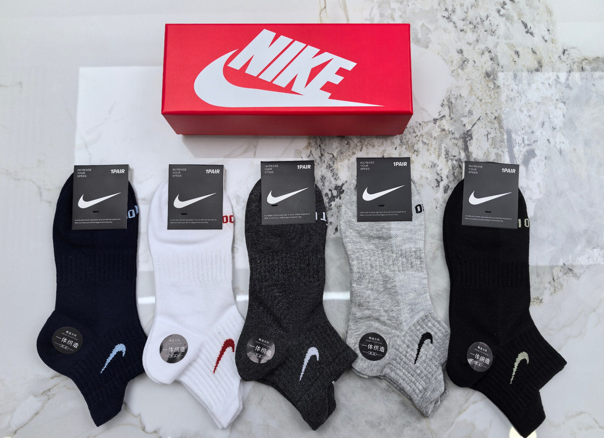 Nike Cotton Short Socks - 5-Pair Pack