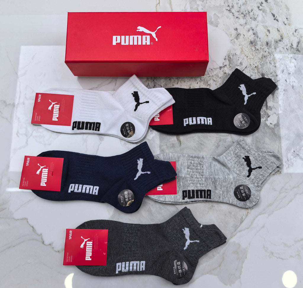 Puma Cotton Socks - 5-Pair Pack